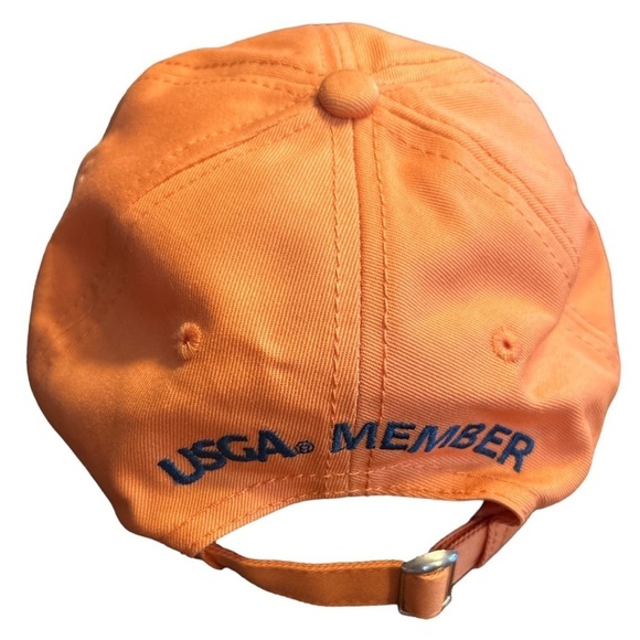 US Open Golf Hat Cap 2015 115th Chambers Bay USGA Member Adjustable Orange - Picture 6 of 8